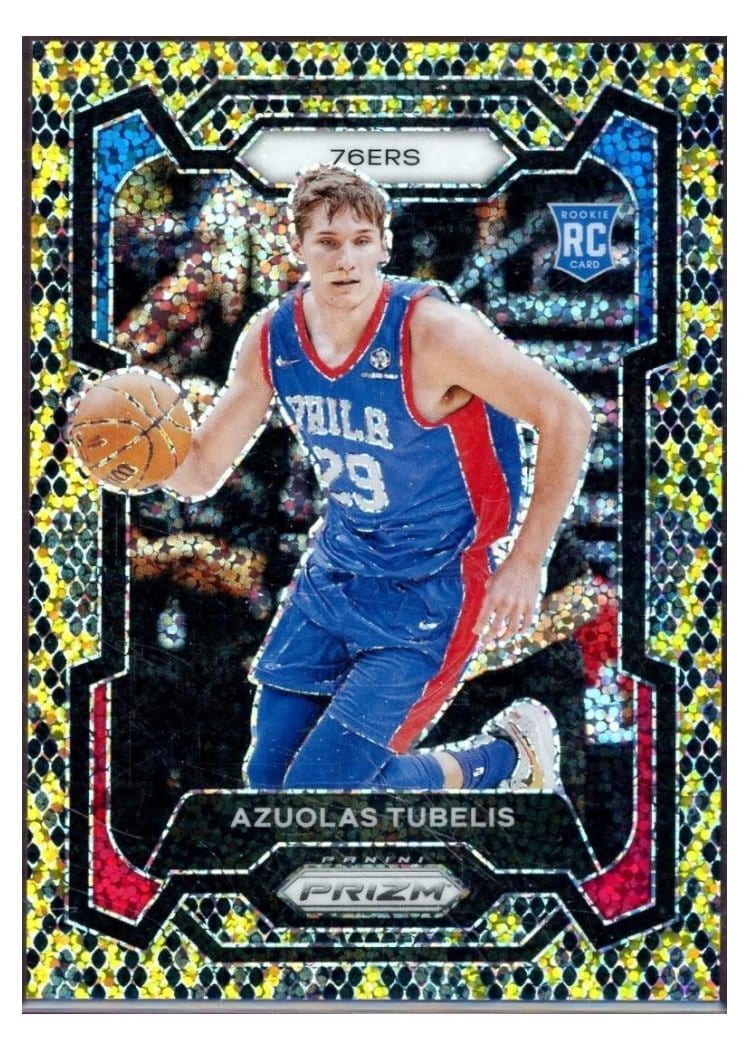 2023-24 Panini Prizm Base Set Azuolas Tubelis King Snake #283 card