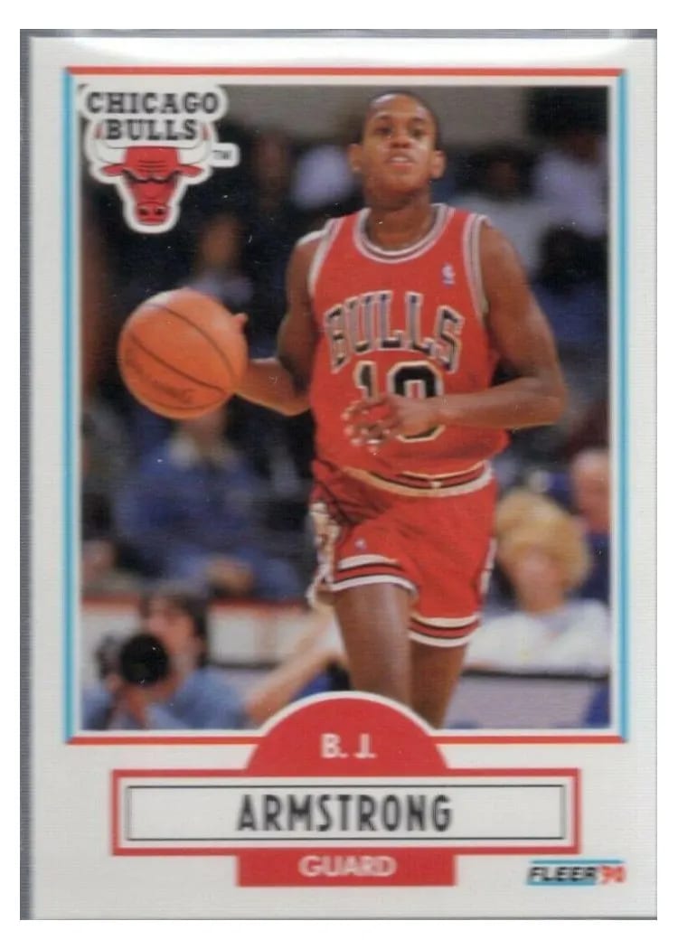 1990 Fleer B.J. Armstrong #22 card