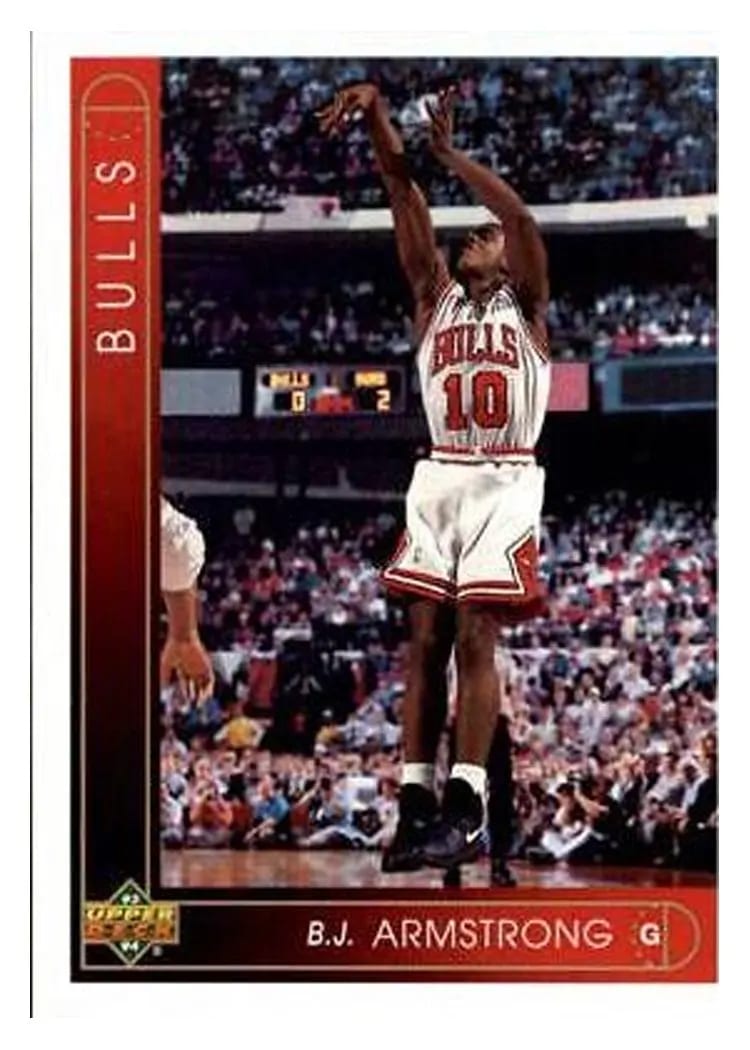 1993 Upper Deck B.J. Armstrong #257 card