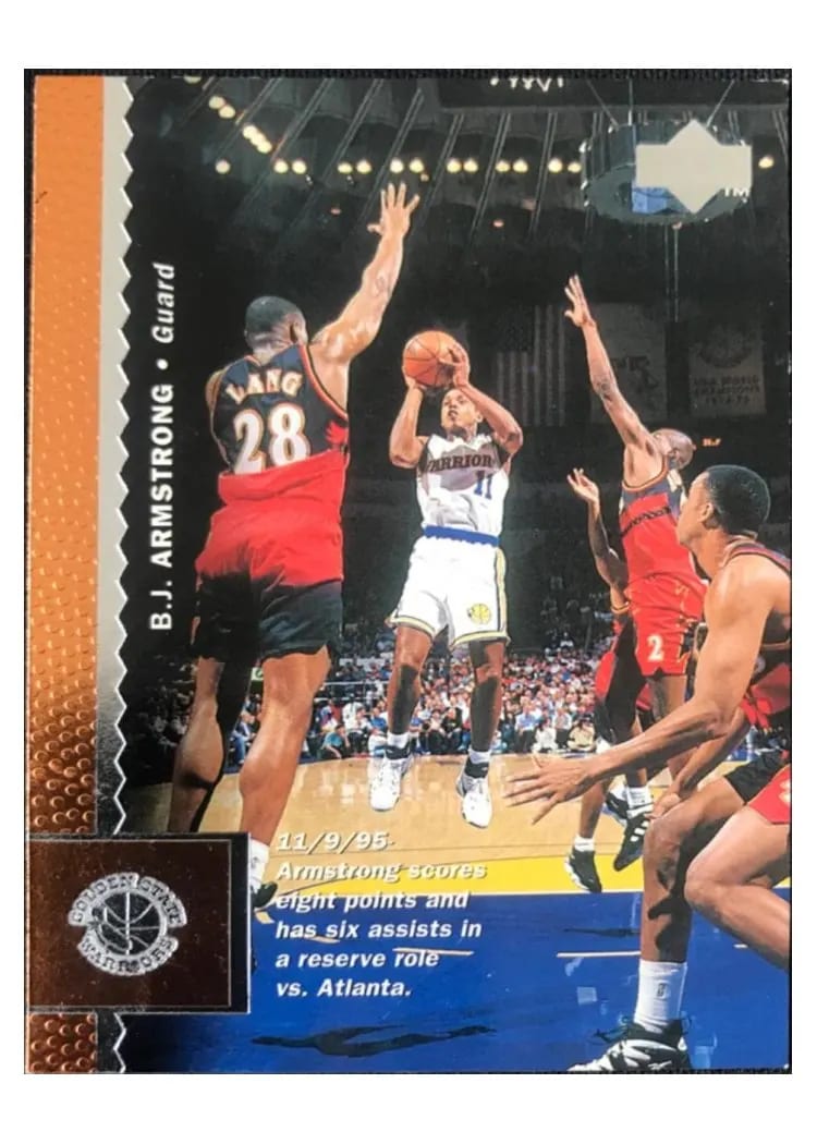 1996 Upper Deck B.J. Armstrong #38 card