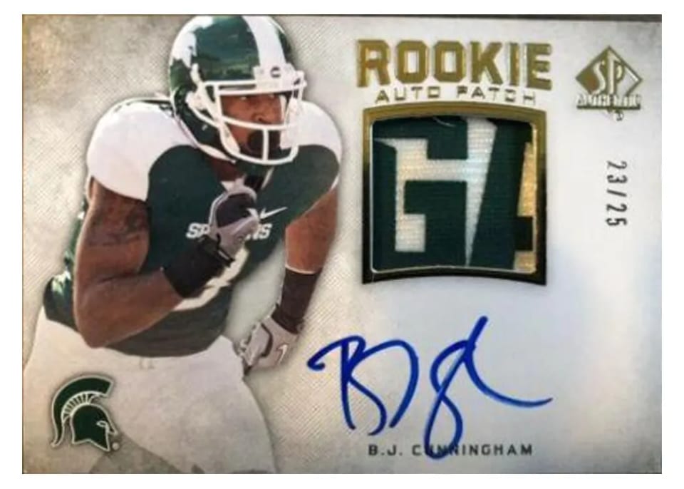2012 SP Authentic B.J. Cunningham #265 card