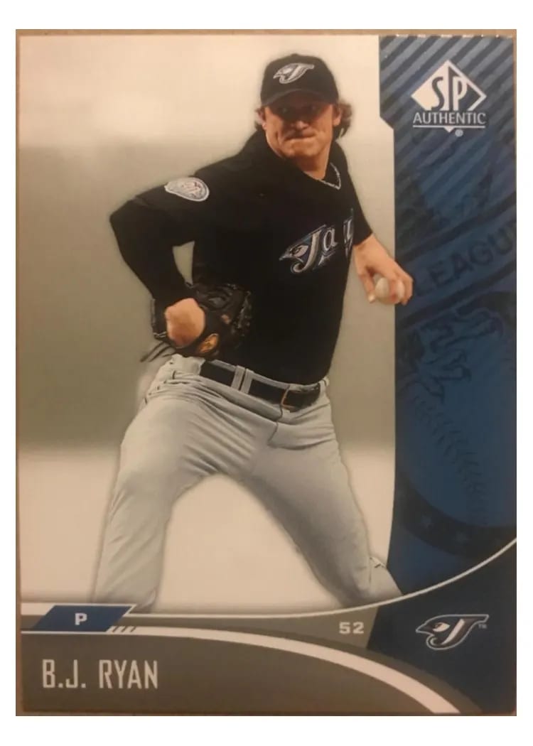 2006 SP Authentic B.J. Ryan #97 card