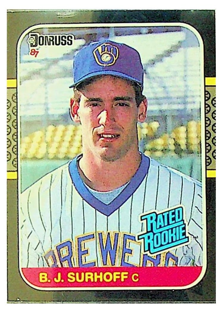 1987 Donruss B. J. Surhoff #28 card