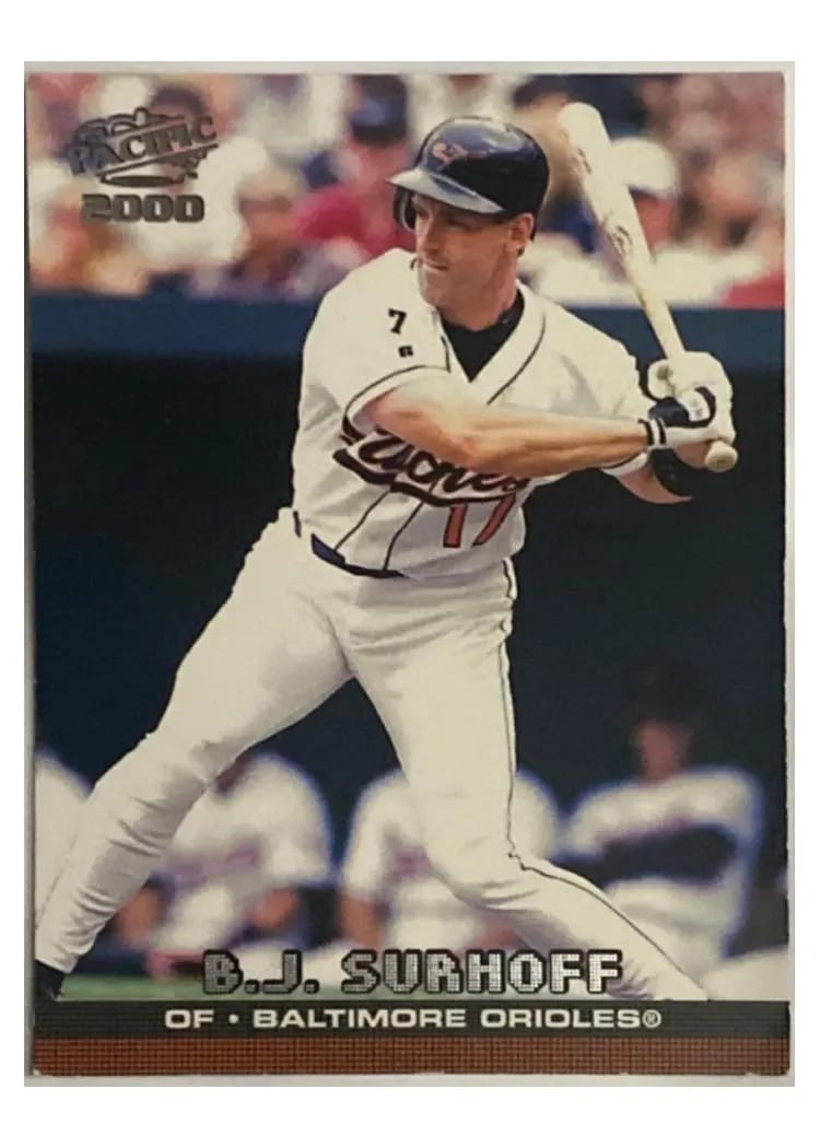 2000 Pacific B.J. Surhoff #61 card