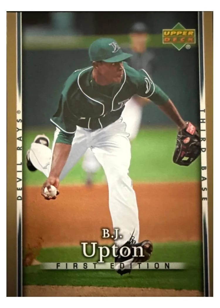 2007 Upper Deck First Edition B.J. Upton #144 card