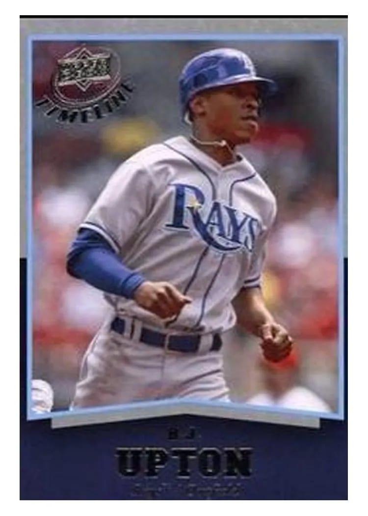 2008 Upper Deck Timeline B.J. Upton #33 card
