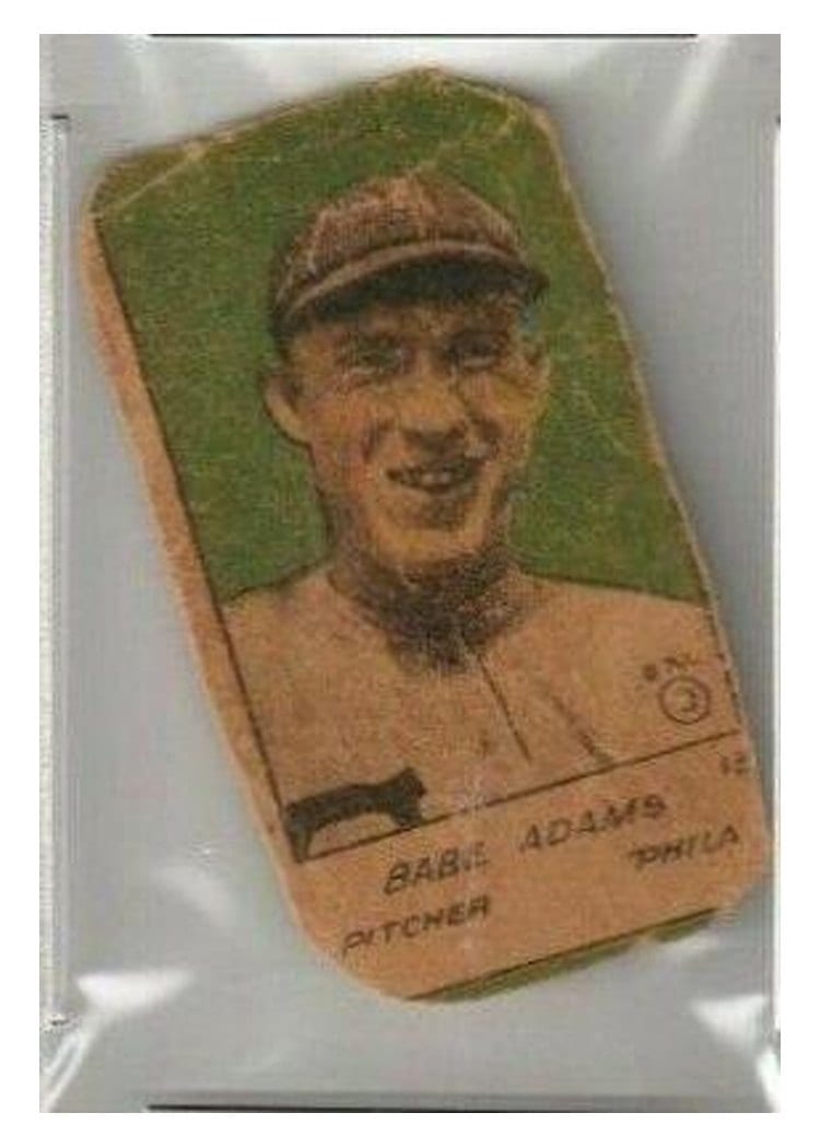 1921 W516 2 2 Babe Adams #13 card