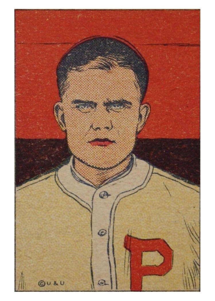 1923 W515 1 'Babe' Adams Hand Cut #6 card