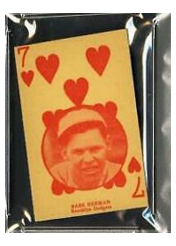 1927 W560 Hand Cut Babe Herman card
