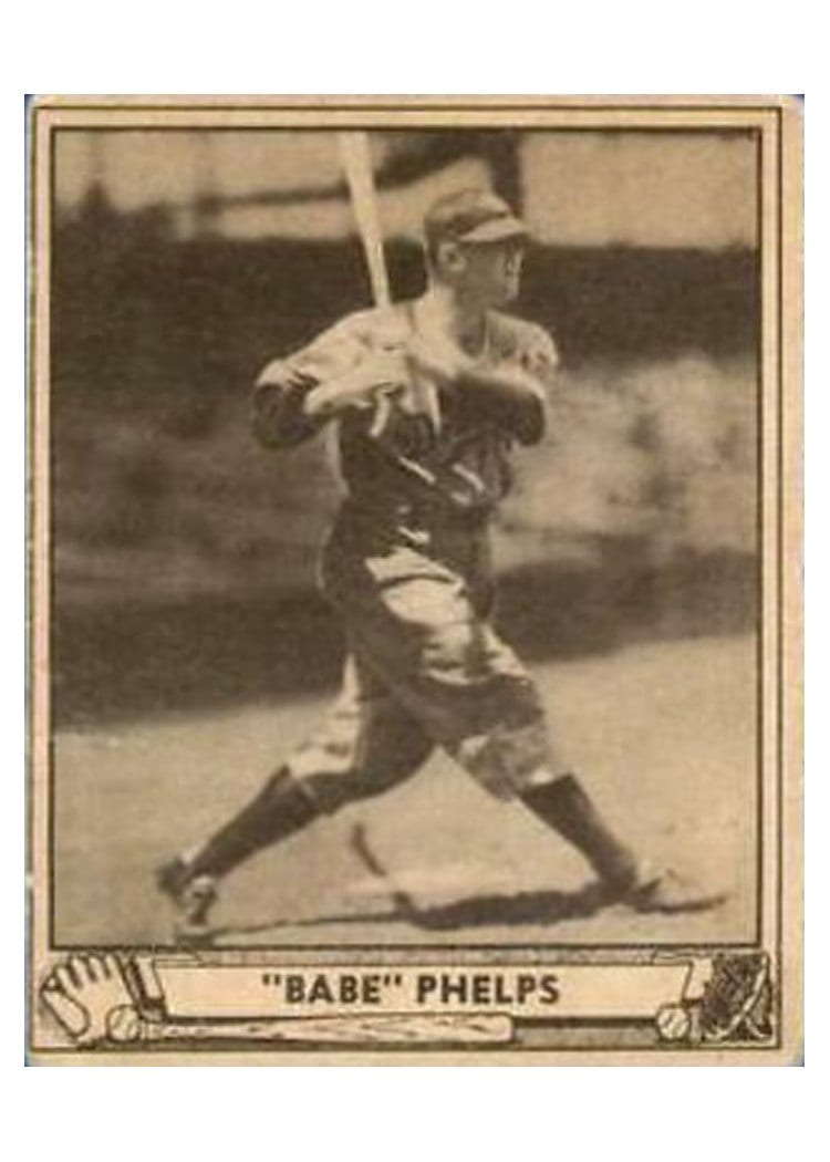 1940 Play Ball Babe Phelps #66 card