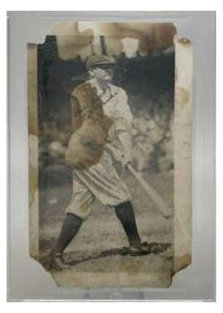 1922 W575 2 Babe Ruth Hand Cut card