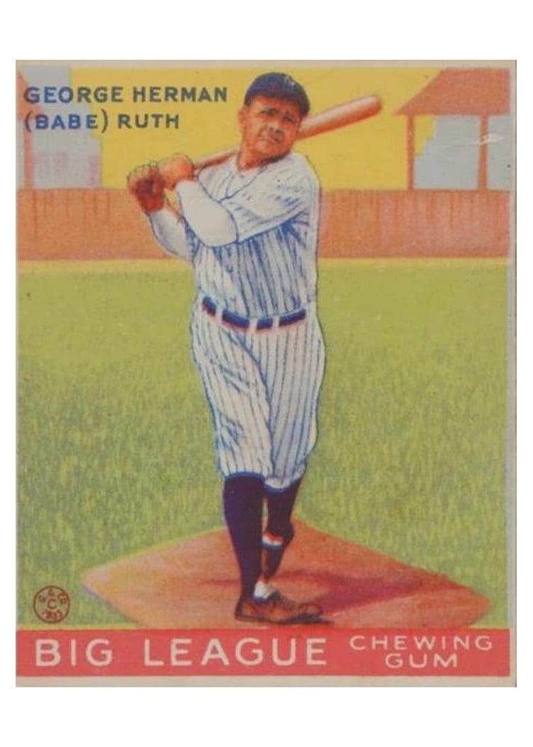 1933 Goudey Babe Ruth #144 card
