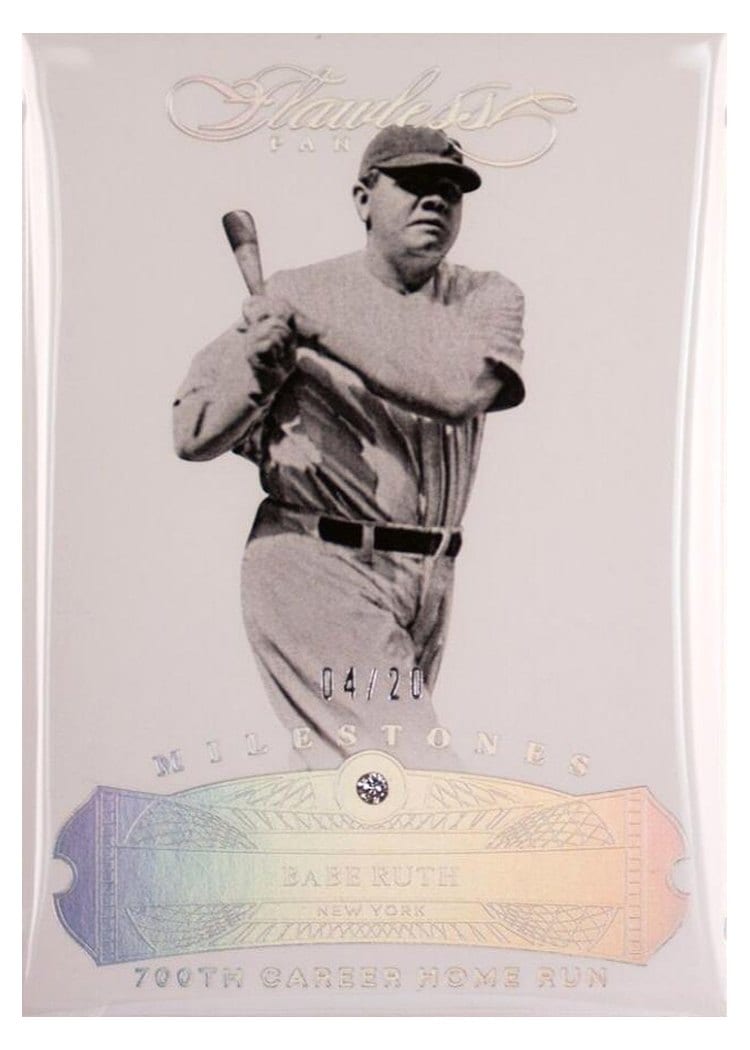 2017 Panini Flawless Base Set Babe Ruth #66 card