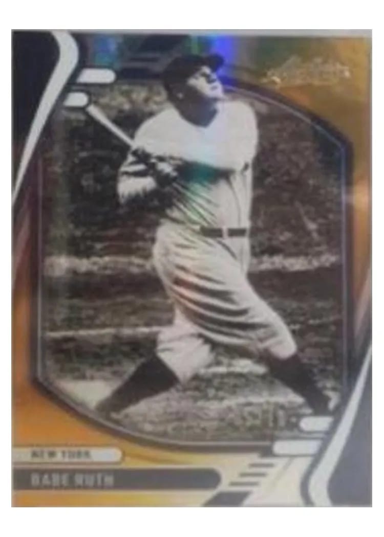 2022 Panini Absolute Base Set Babe Ruth #9 card
