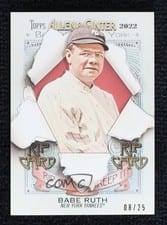 2022 Topps Allen & Ginter Rip Cards Babe Ruth #RC-BR card