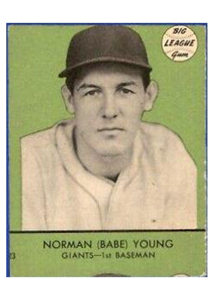 1941 Goudey Babe Young #23 card