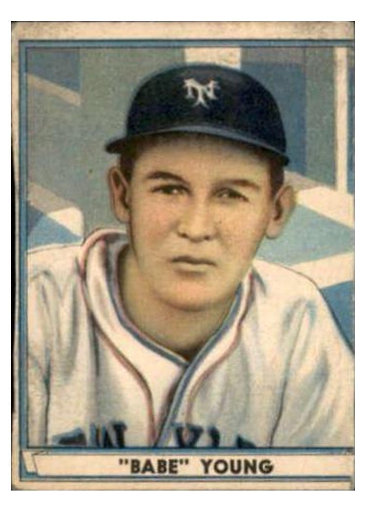1941 Play Ball Babe Young #27 card