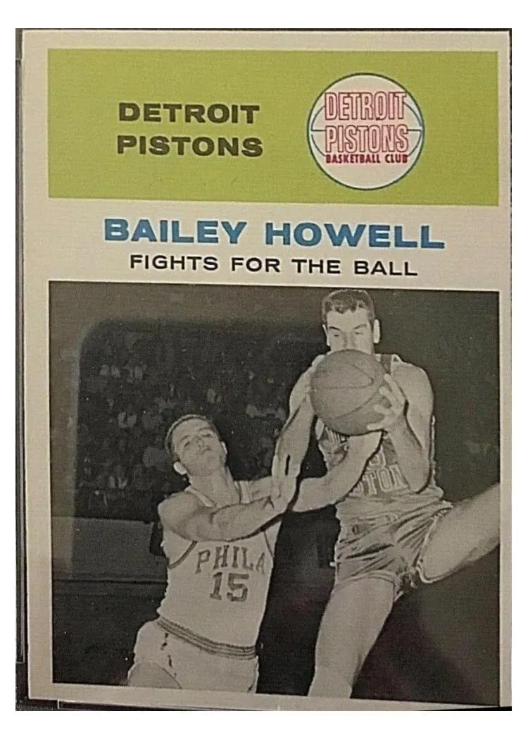 1961 Fleer Bailey Howell #55 card