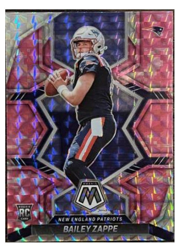 2022 Panini Mosaic Bailey Zappe #321 card