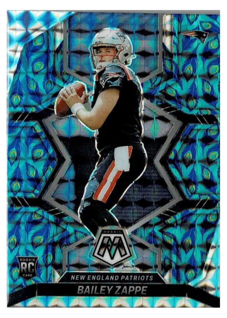 2022 Panini Mosaic Bailey Zappe #321 card