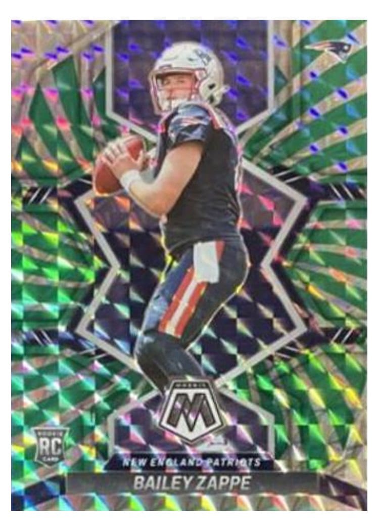 2022 Panini Mosaic Bailey Zappe #321 card