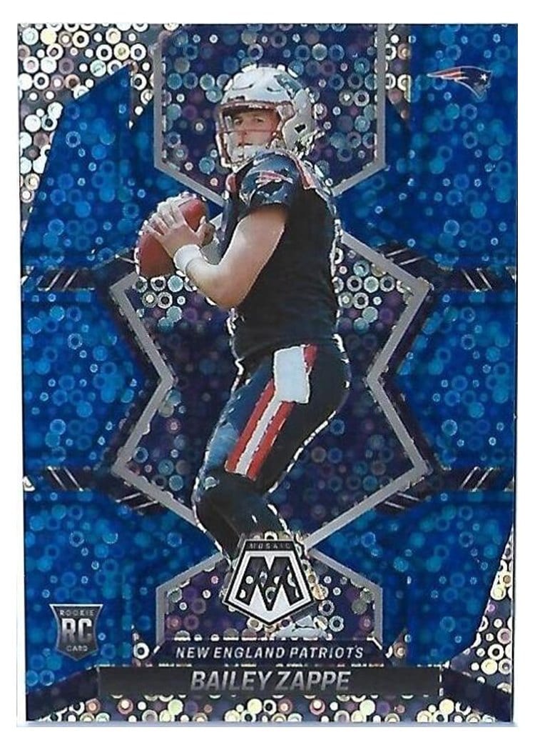 2022 Panini Mosaic Bailey Zappe #321 card