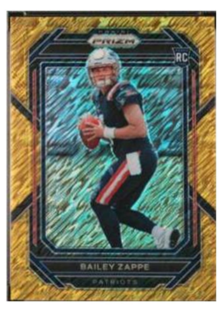 2022 Panini Prizm Bailey Zappe #305 card