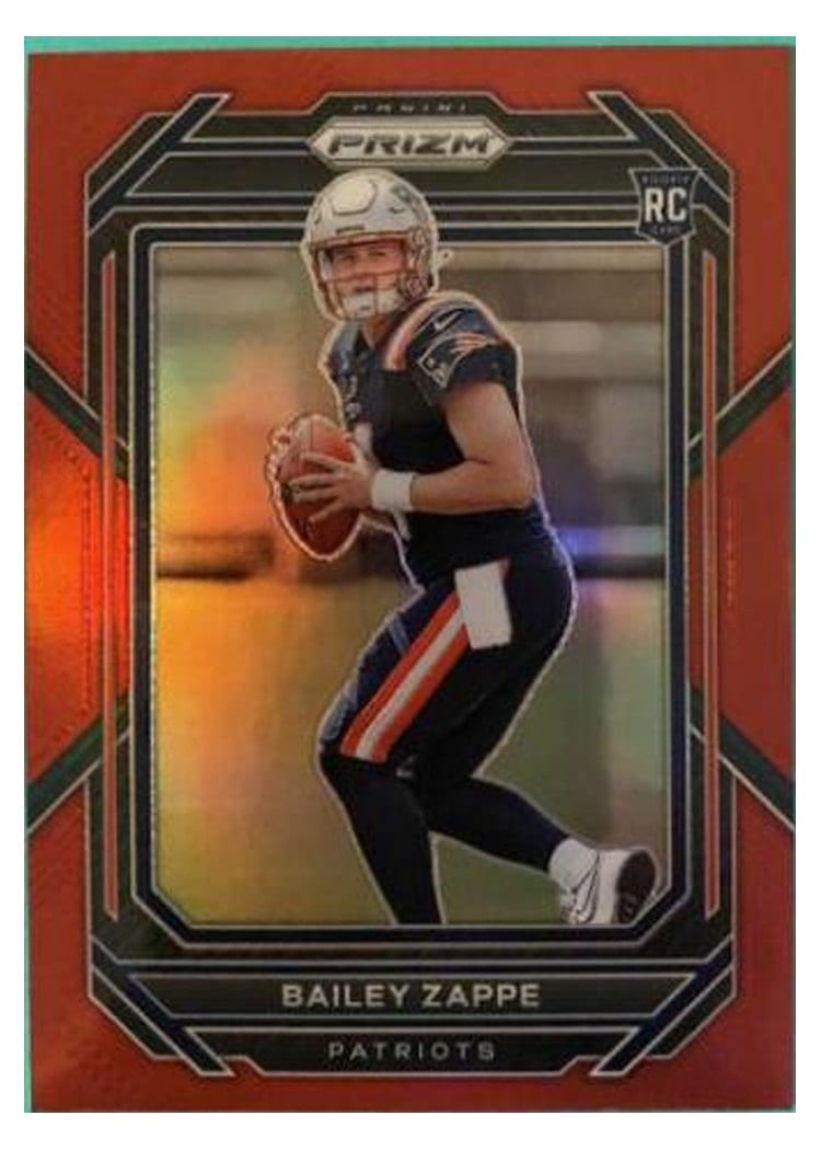 2022 Panini Prizm Bailey Zappe #305 card