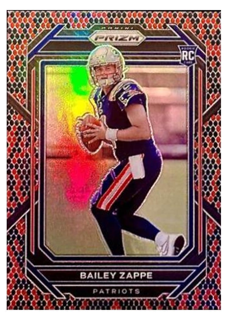 2022 Panini Prizm Bailey Zappe #305 card