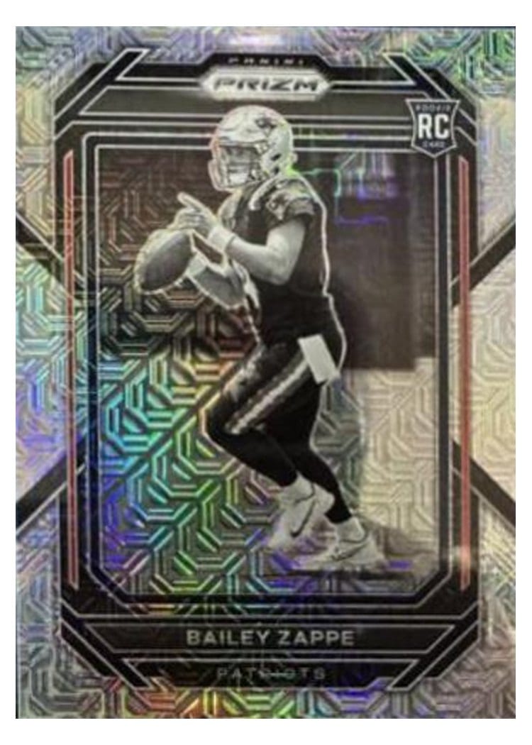 2022 Panini Prizm Bailey Zappe #305 card