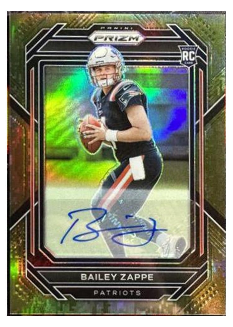 2022 Panini Prizm Bailey Zappe #305 card