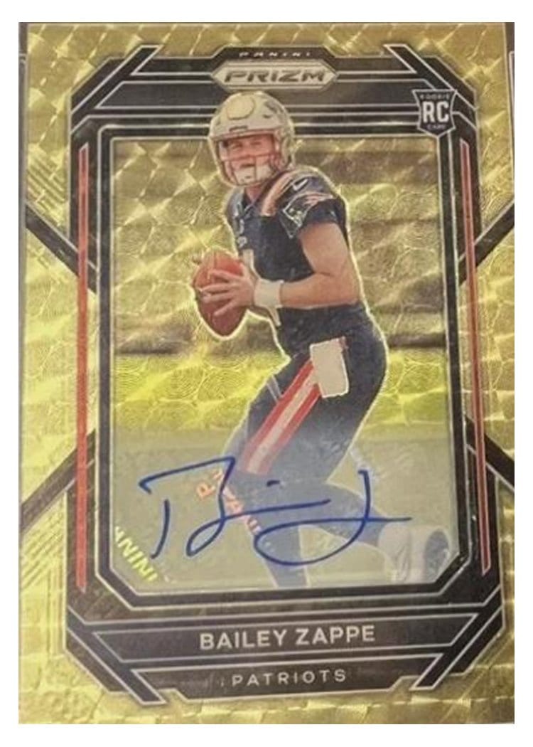2022 Panini Prizm Bailey Zappe #305 card