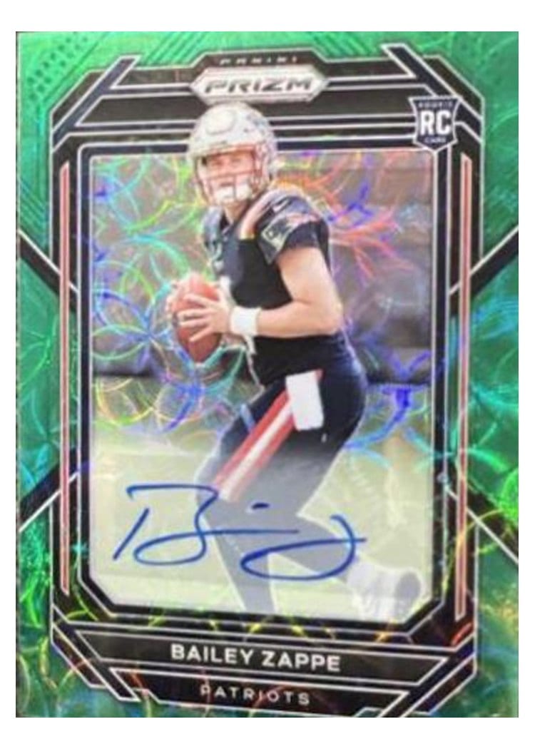 2022 Panini Prizm Bailey Zappe #305 card