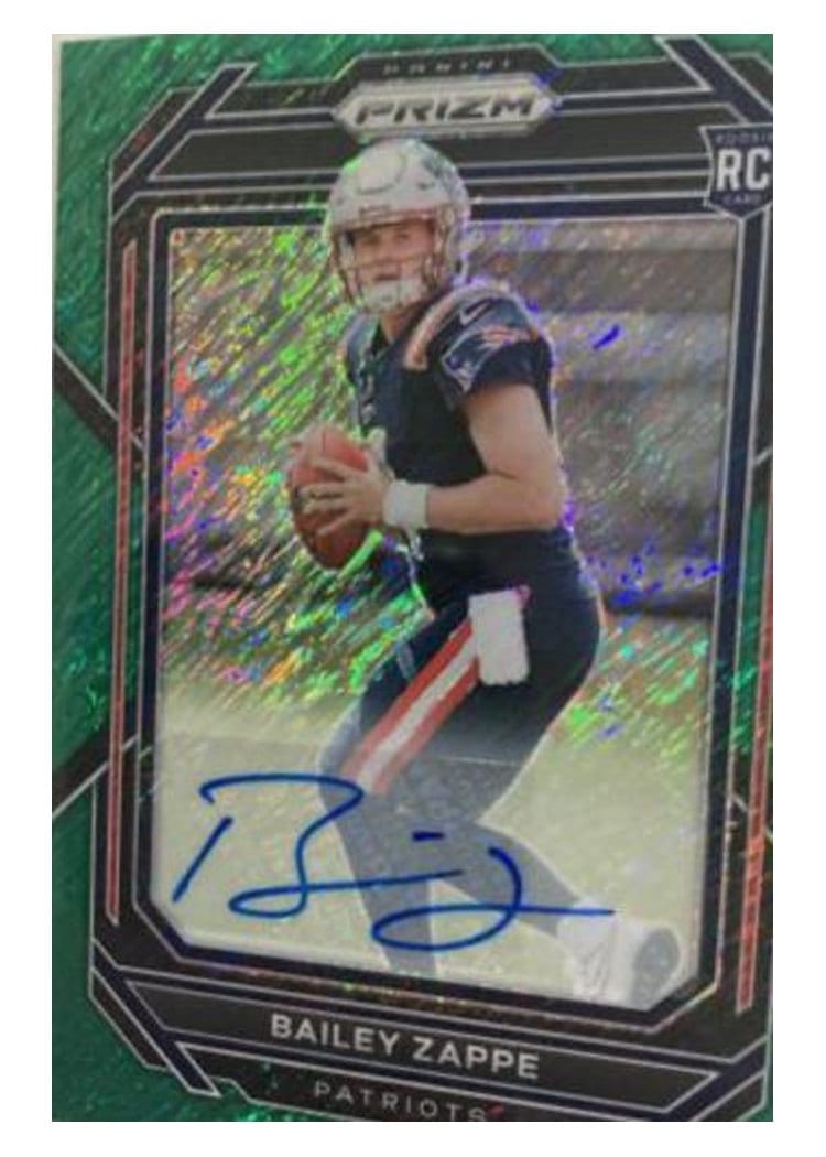 2022 Panini Prizm Bailey Zappe #305 card