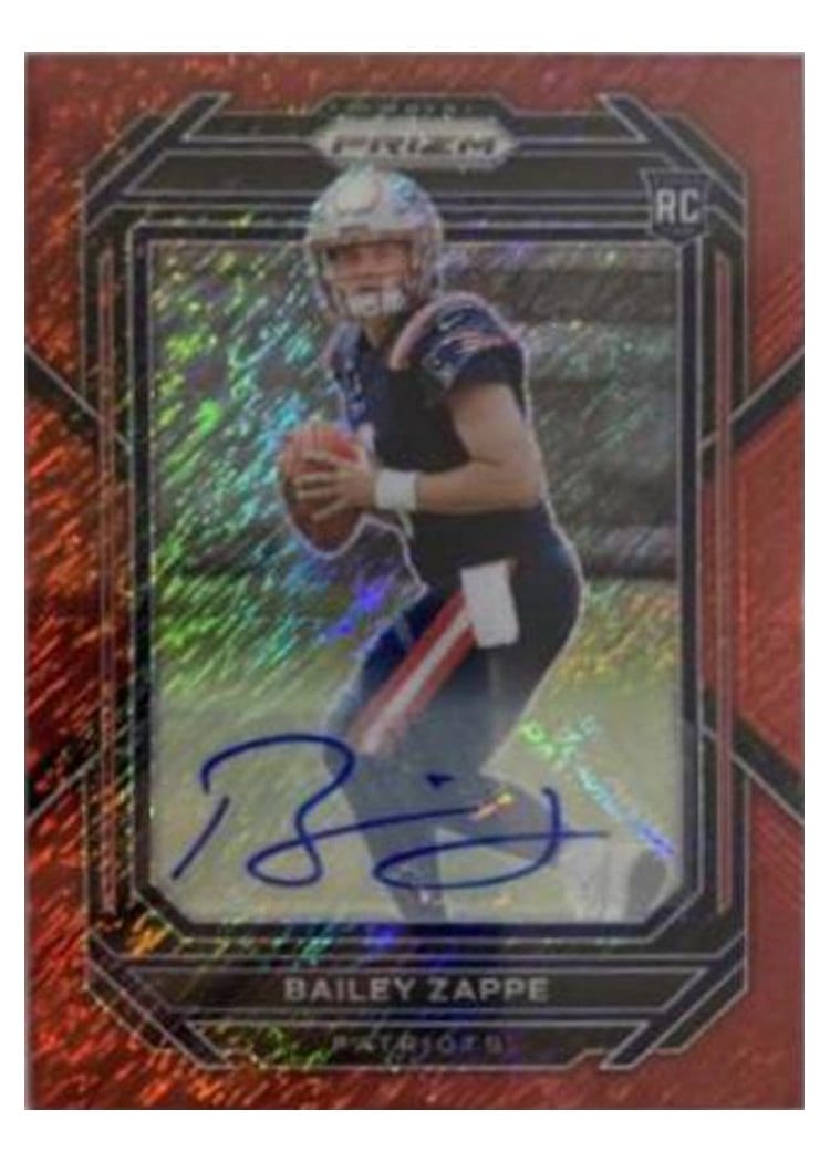 2022 Panini Prizm Bailey Zappe #305 card