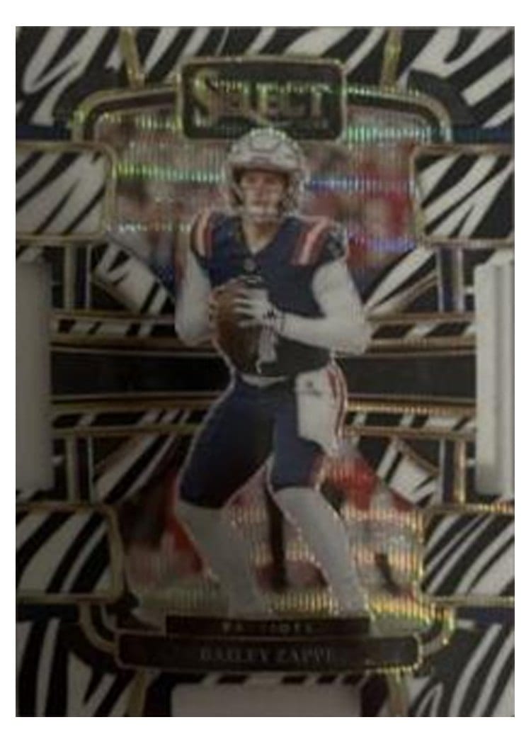 2023 Panini Select Base Set Bailey Zappe #67 card