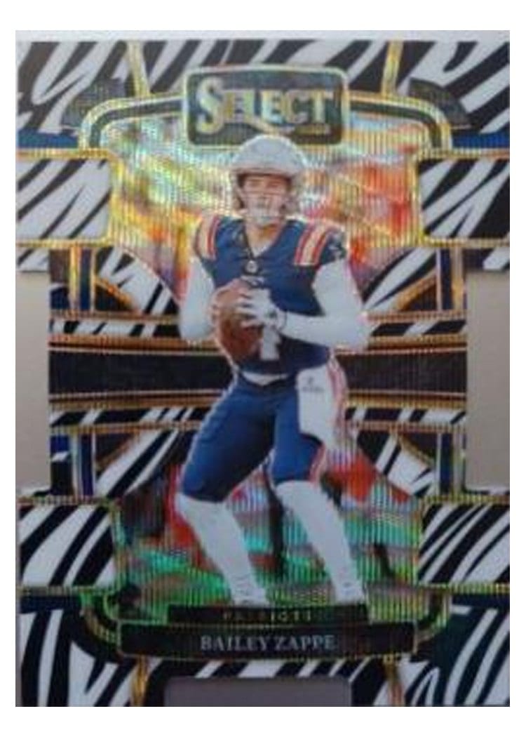 2023 Panini Select Base Set Bailey Zappe #67 card