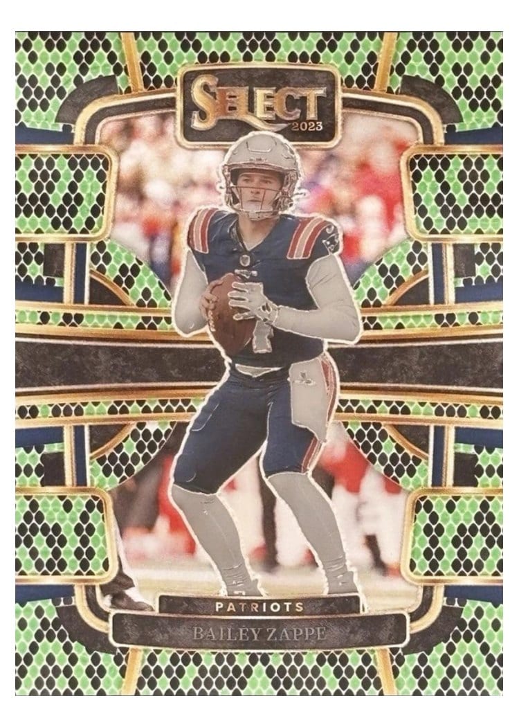 2023 Panini Select Base Set Bailey Zappe #67 card