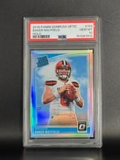 2018 Donruss Optic Baker Mayfield #153 card
