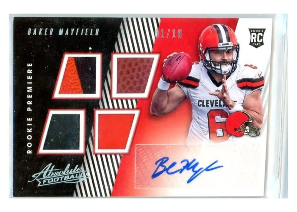 2018 Panini Absolute Baker Mayfield #153 card