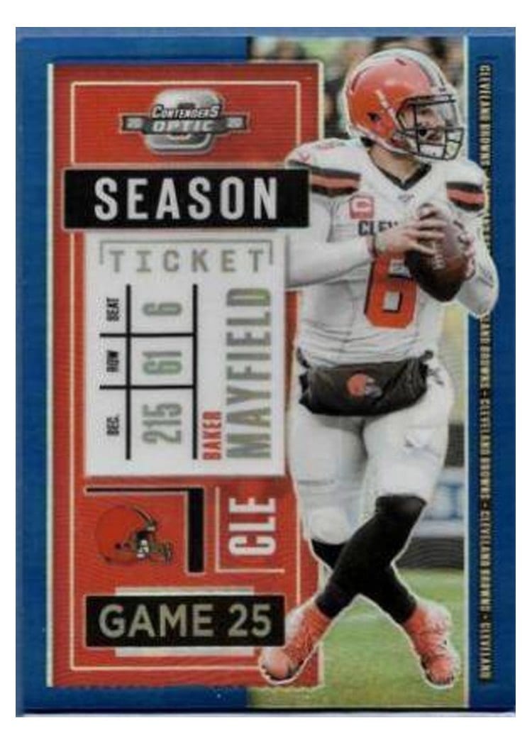 2020 Panini Contenders Optic Base Set Baker Mayfield #14 card