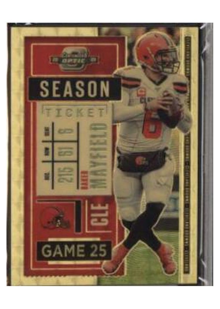 2020 Panini Contenders Optic Base Set Baker Mayfield #14 card