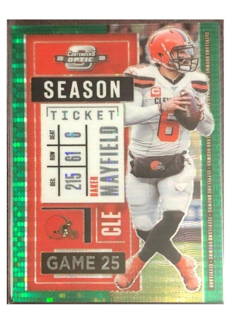 2020 Panini Contenders Optic Base Set Baker Mayfield #14 card