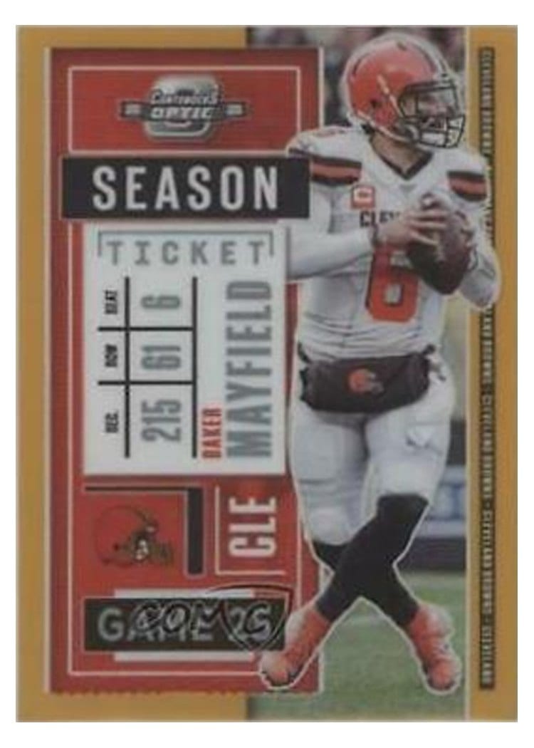 2020 Panini Contenders Optic Base Set Baker Mayfield #14 card