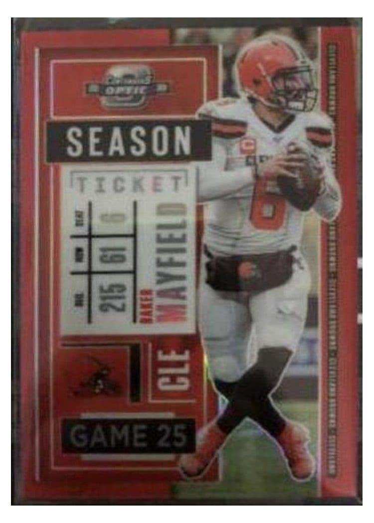 2020 Panini Contenders Optic Base Set Baker Mayfield #14 card