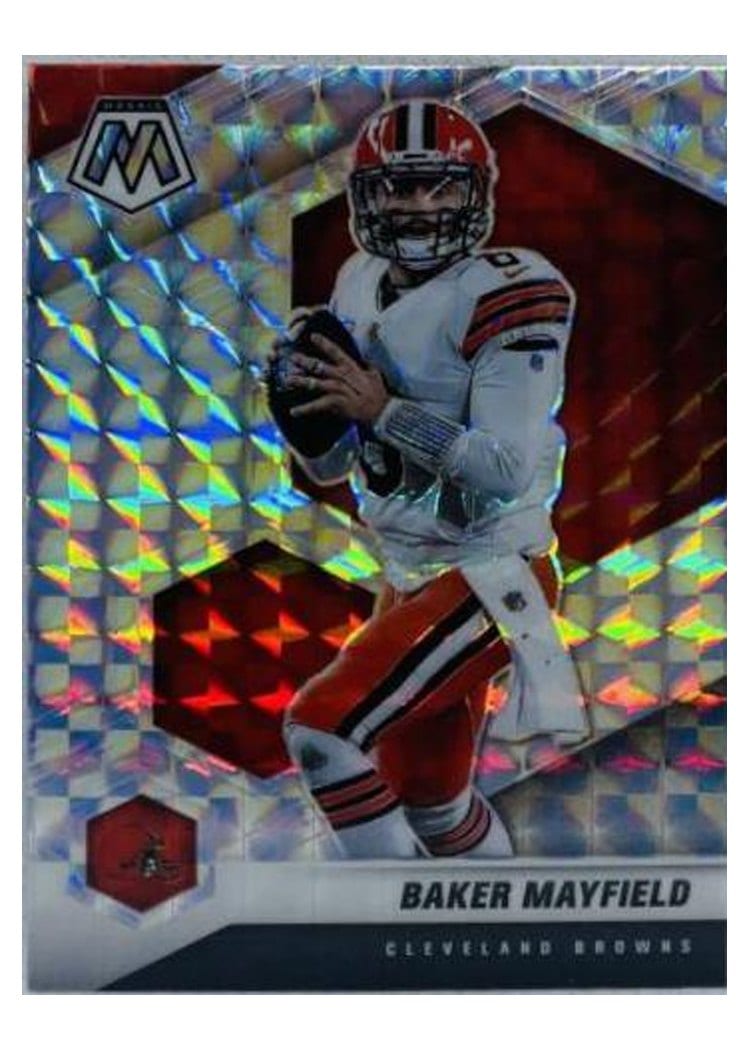 2021 Panini Mosaic Base Set Baker Mayfield #52 card