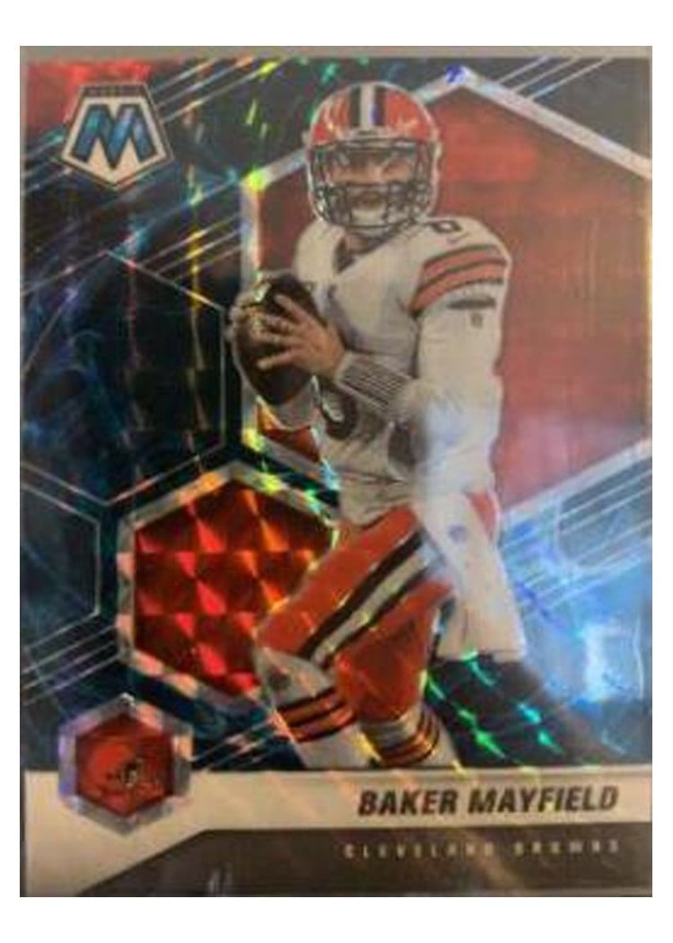 2021 Panini Mosaic Base Set Baker Mayfield #52 card