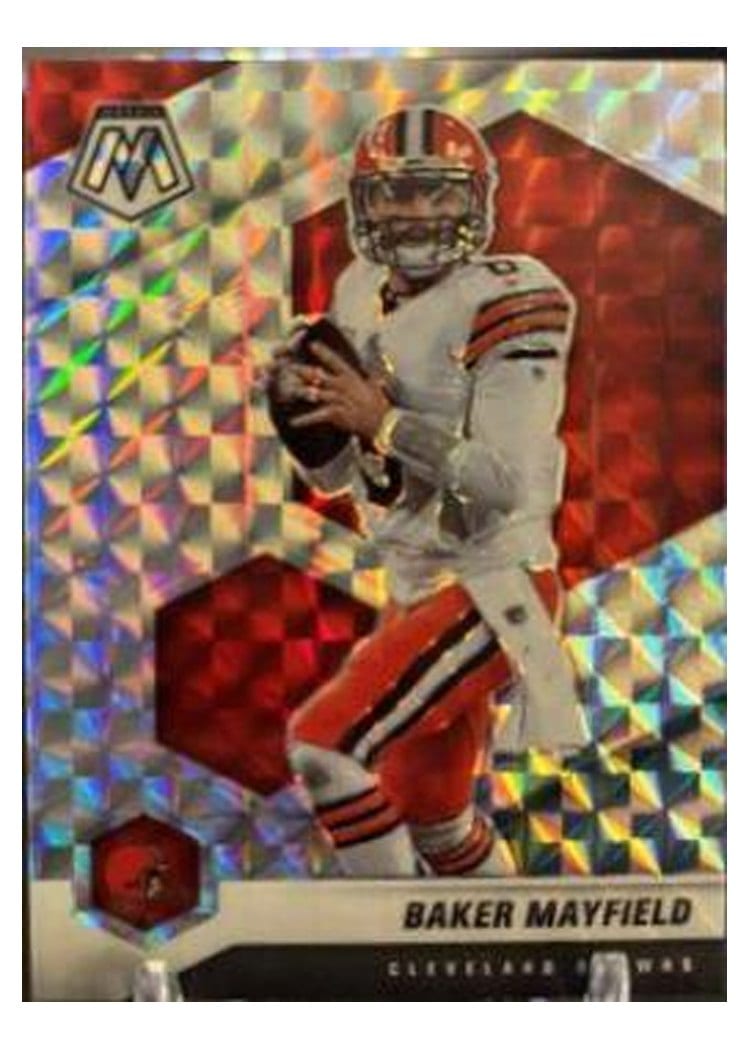 2021 Panini Mosaic Base Set Baker Mayfield #52 card