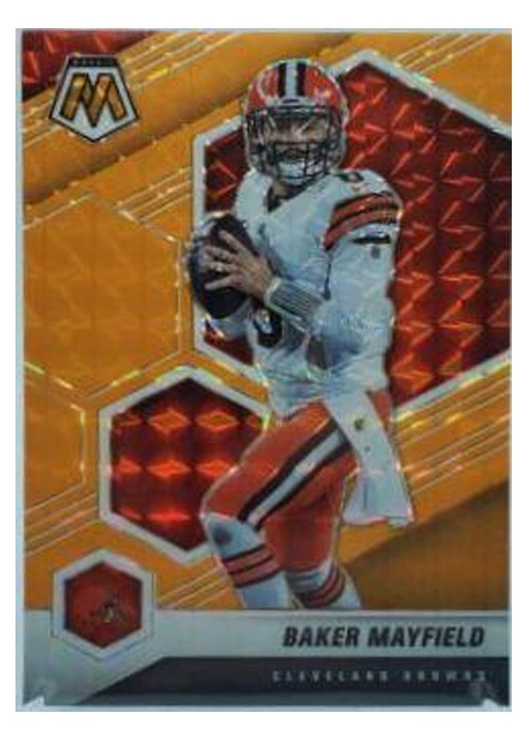 2021 Panini Mosaic Base Set Baker Mayfield #52 card