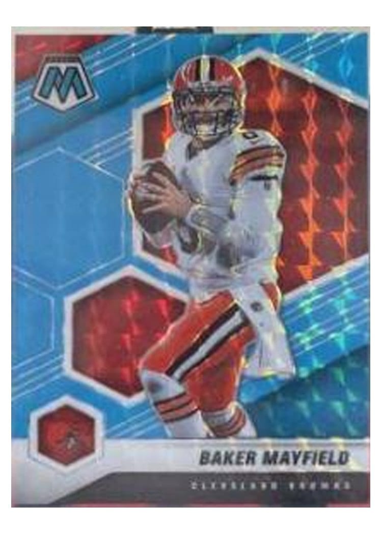 2021 Panini Mosaic Base Set Baker Mayfield #52 card